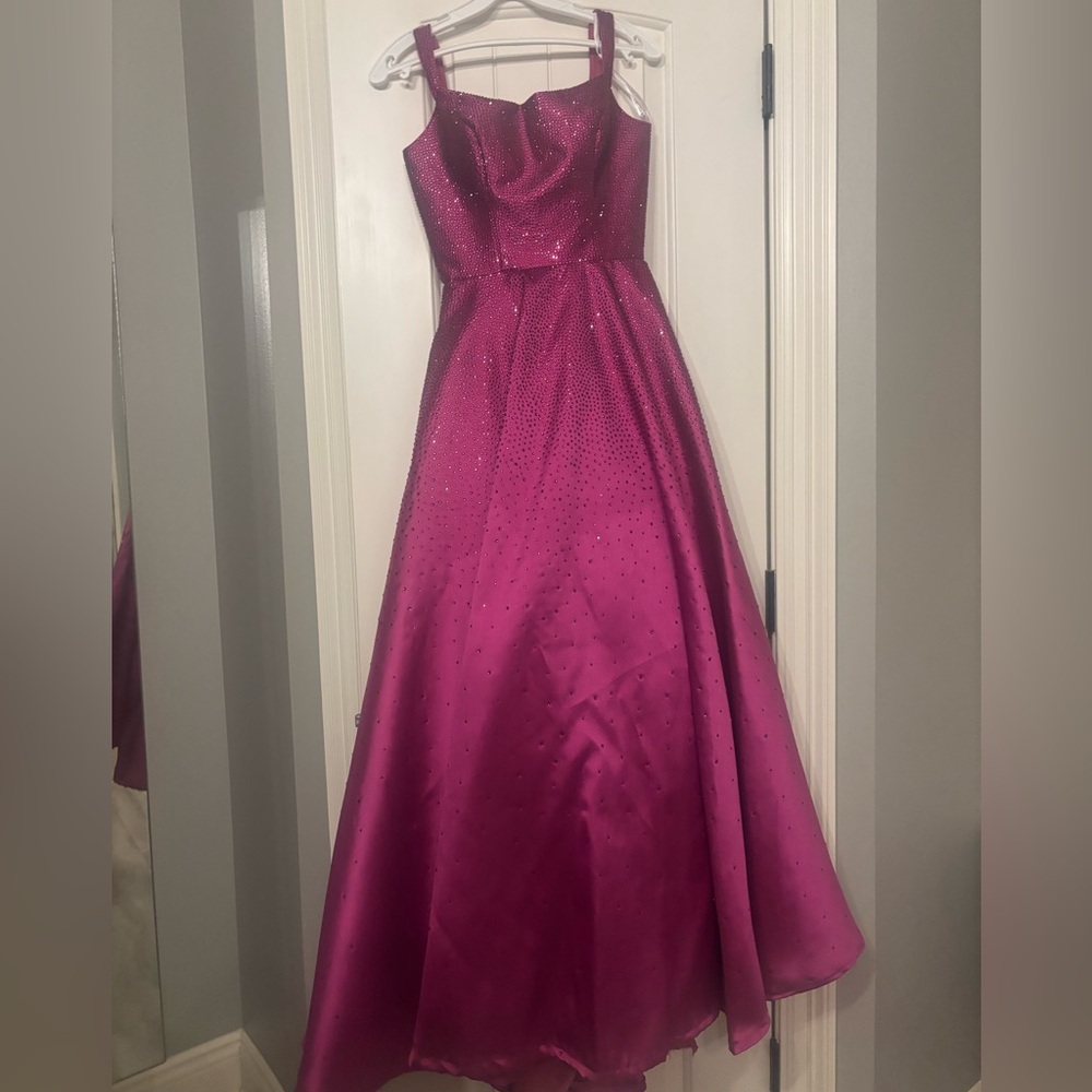 Sherri Hill Kids Formal Dress in Sparkling Magenta